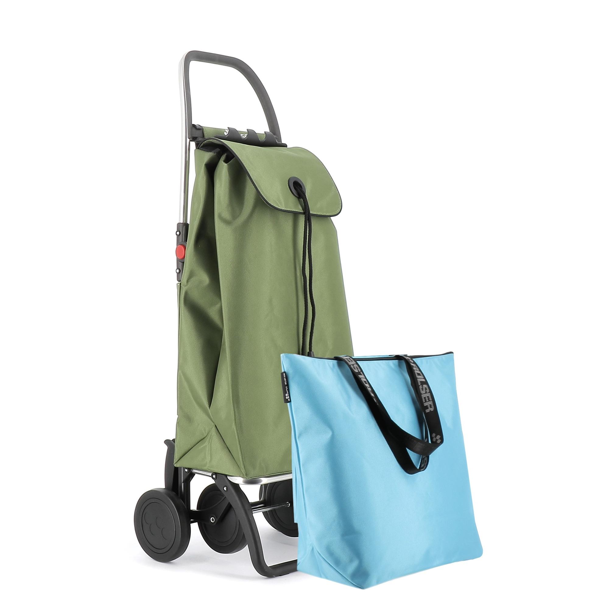 Combo Carro Rolser I Max Mf 4 Ruedas Plegable Bolsa Extra