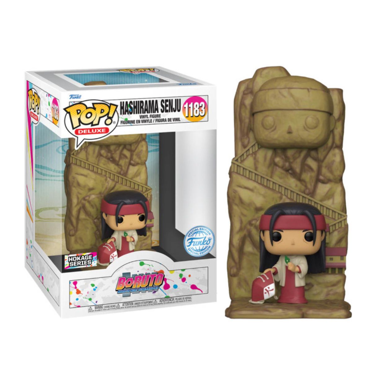 FUNKO POP! DELUXE: BORUTO - HASHIRAMA SENJU, 63298, Nº1183, TIENDA CON LICENCIA OFICIAL