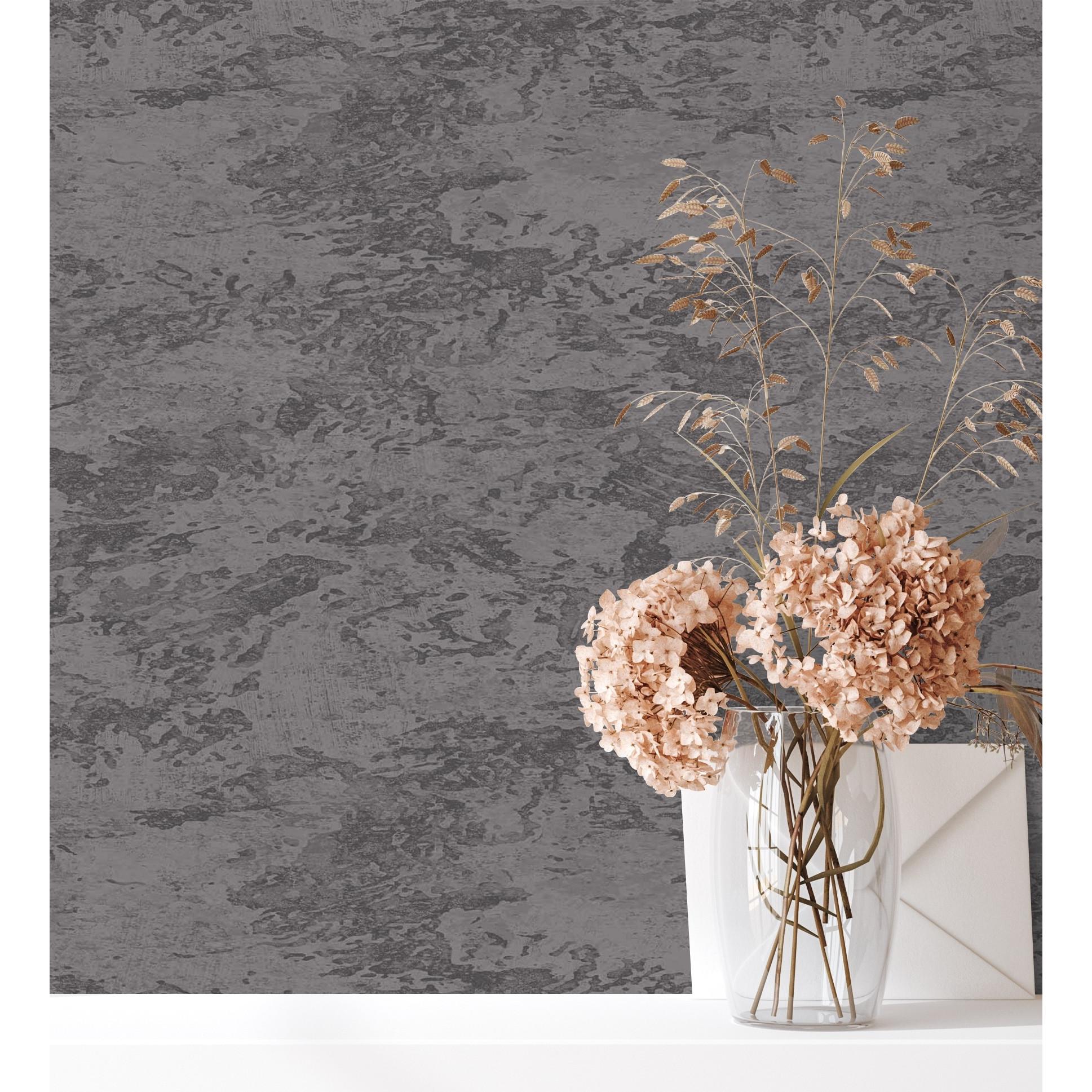 Papel pintado vinílico lavable de piedra de roca con textura en relieve - Narok Stone 681000 de GAULAN - Rollo de 10 m x 1,06 m