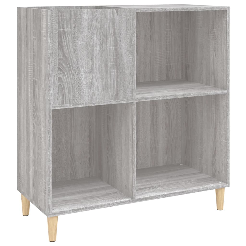 vidaXL Mueble para discos madera contrachapada 84,5x38x89 cm Multicolor