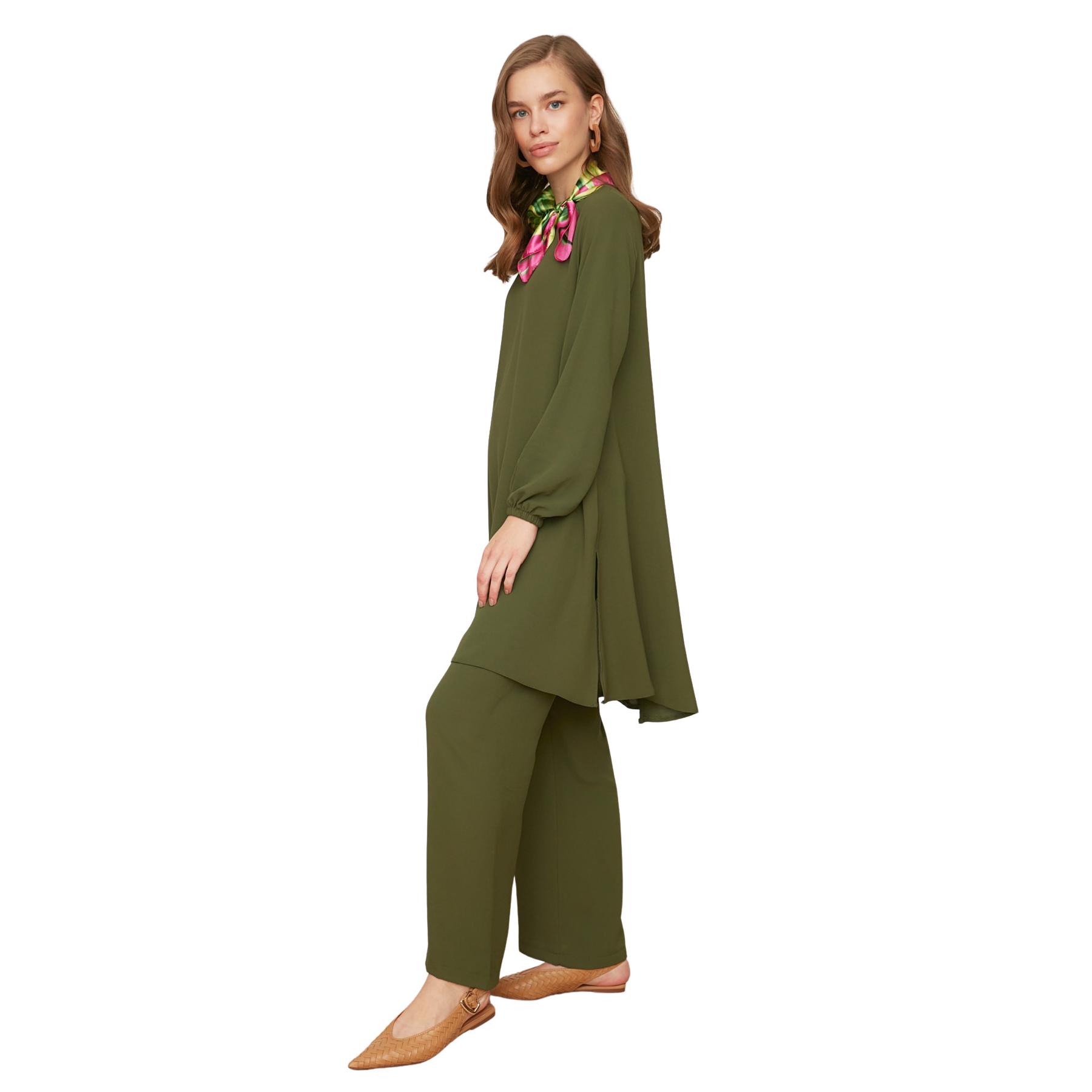 Trendyol Pack X2 Conjunto De Dos Piezas De Verde Mujer Talla 40