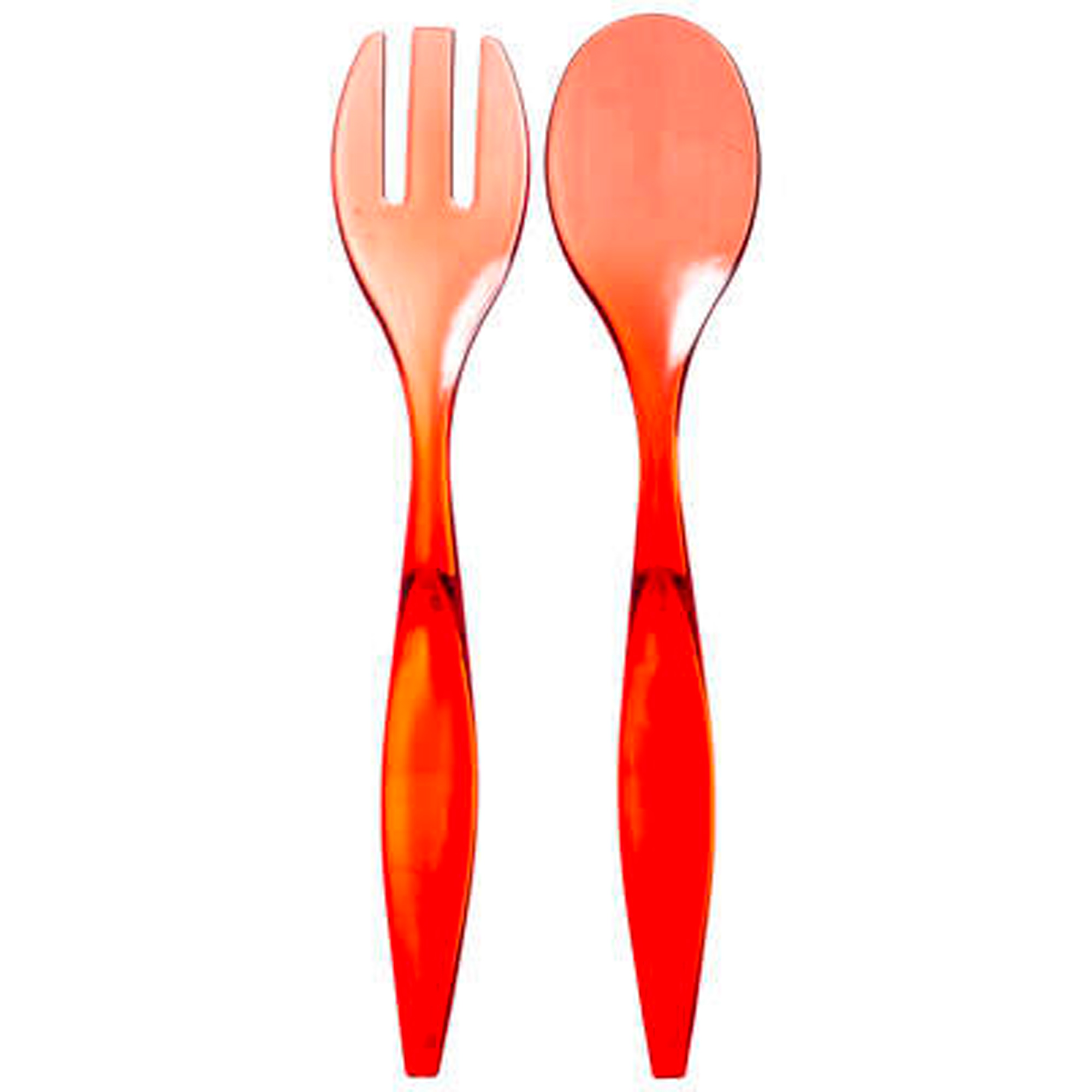 Juego de Cubiertos para Ensalada Rojo Five, Diseño Moderno y Cómodo en la Mano