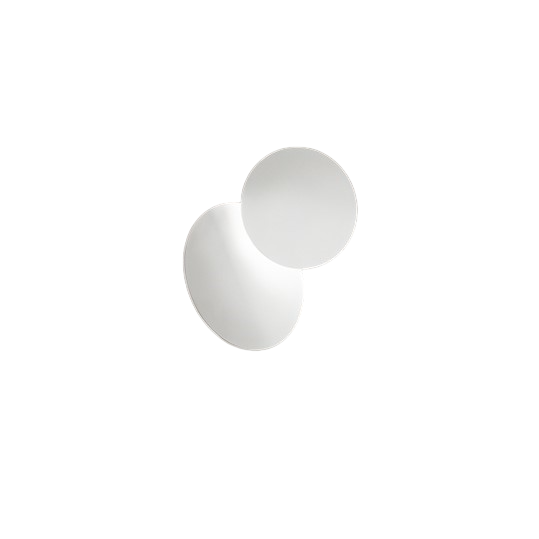 Lámpara de techo LED DRUM en metal blanco mate 43W Perenz