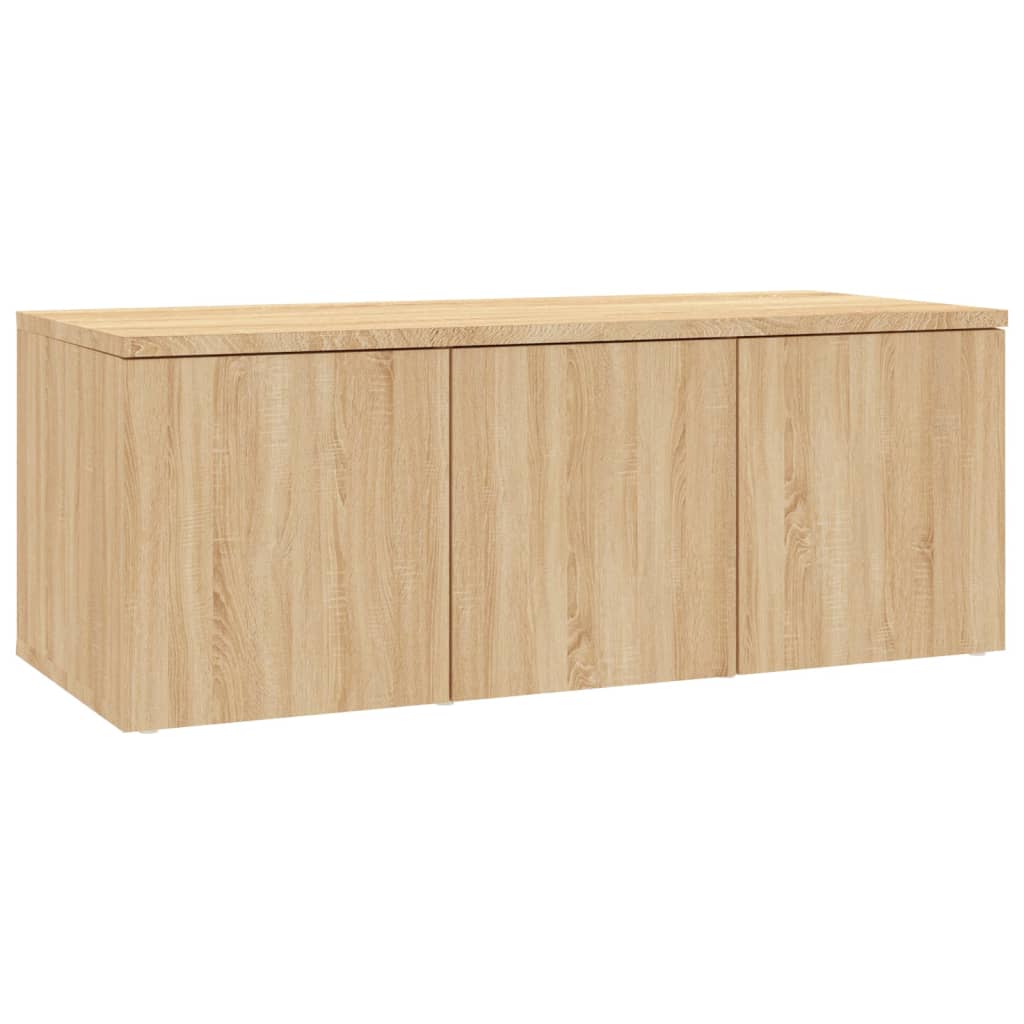 vidaXL Mueble TV madera contrachapada 80x34x30 cm, Mueble de Salon, Mueble TV, Mueble TV salon, Mesa de TV, Mueble tele