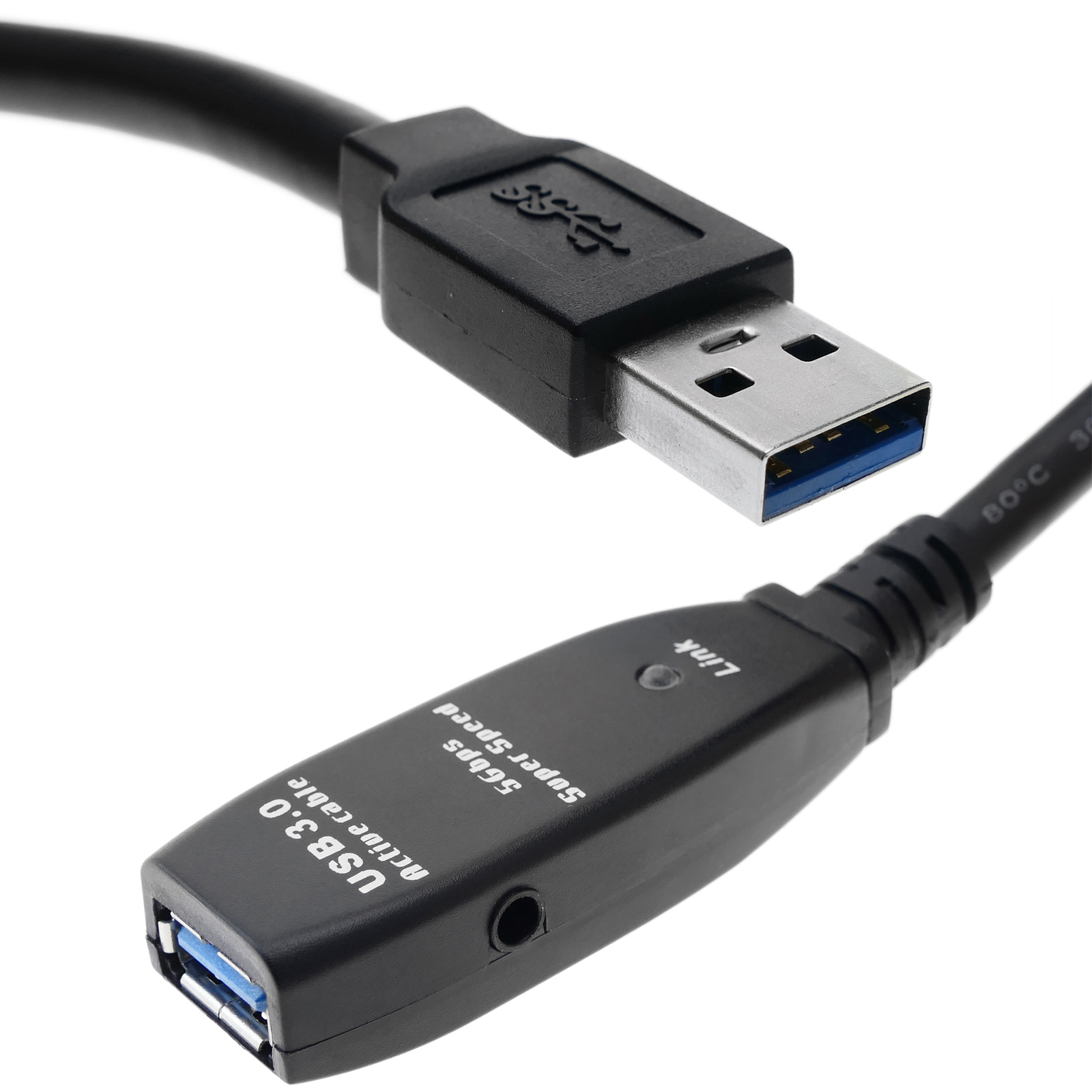 Cable prolongador USB 3.0 extensión AM a AH con alimentación de 15m - BeMatik
