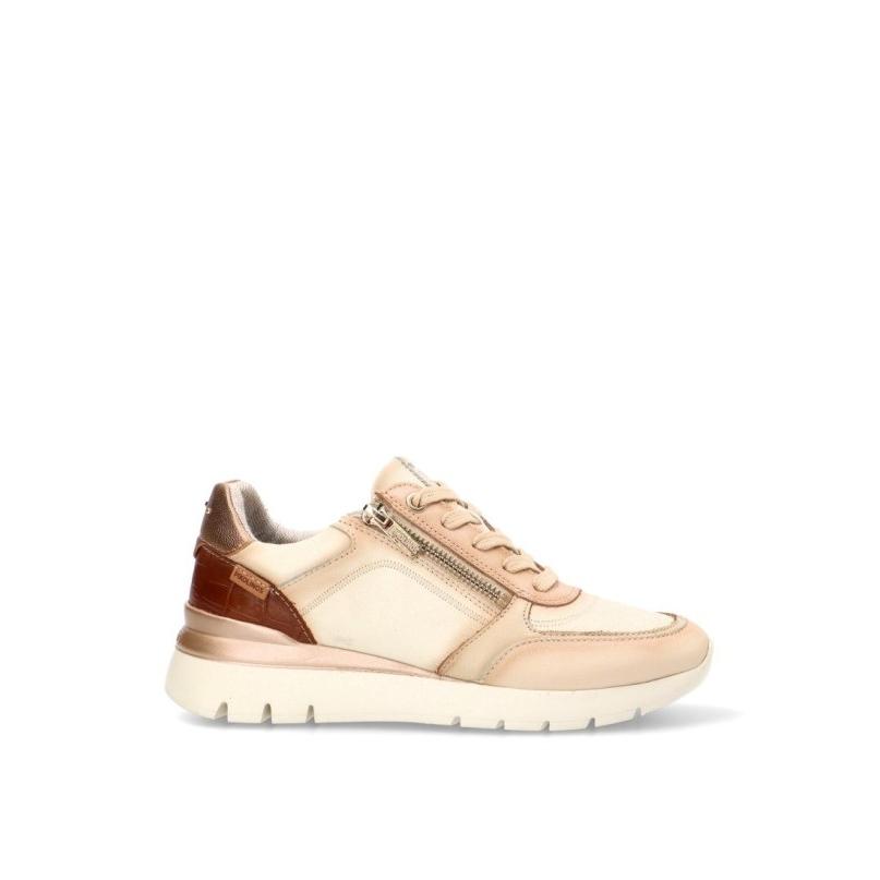 Zapatillas Casual Pikolinos - Mujer - Suela Plana - Modelo W4r-6524c2 - Color Hielo