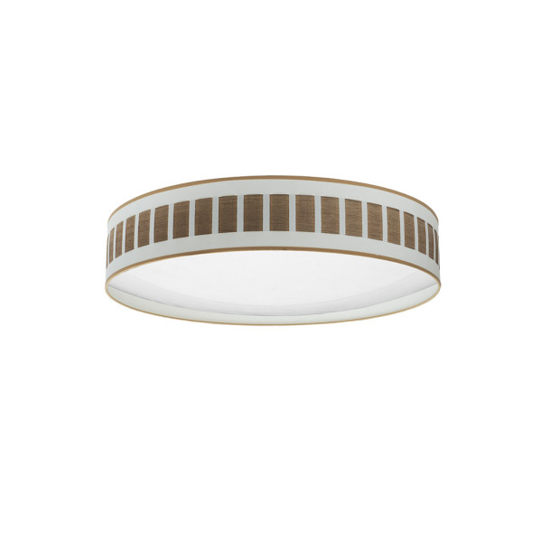 FABRILAMP Plafon 96w Ivanna Blanco-madera Oscura 7488lm 3000k,4000k,6500k 14x60x60 Cm