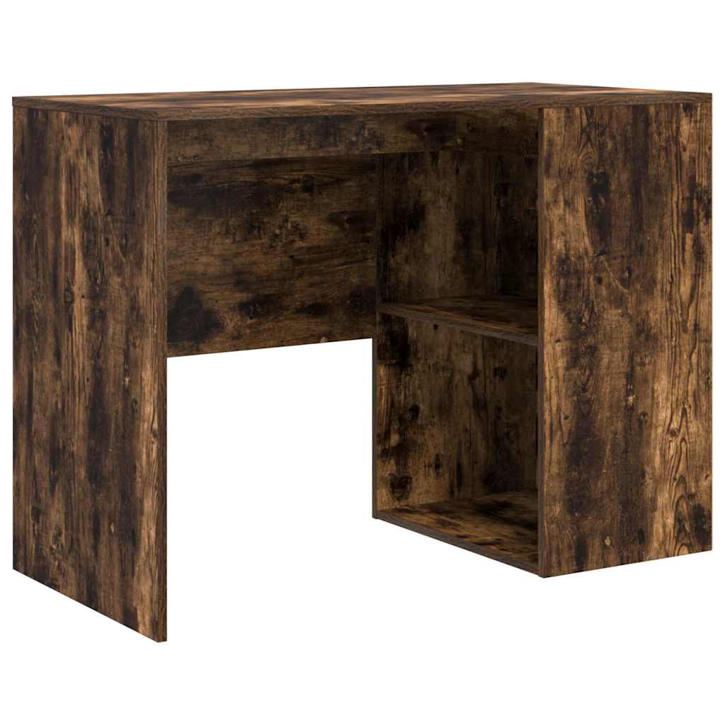 vidaXL Escritorio Roble ahumado 102 x 50 x 75 cm Madera de ingeniería