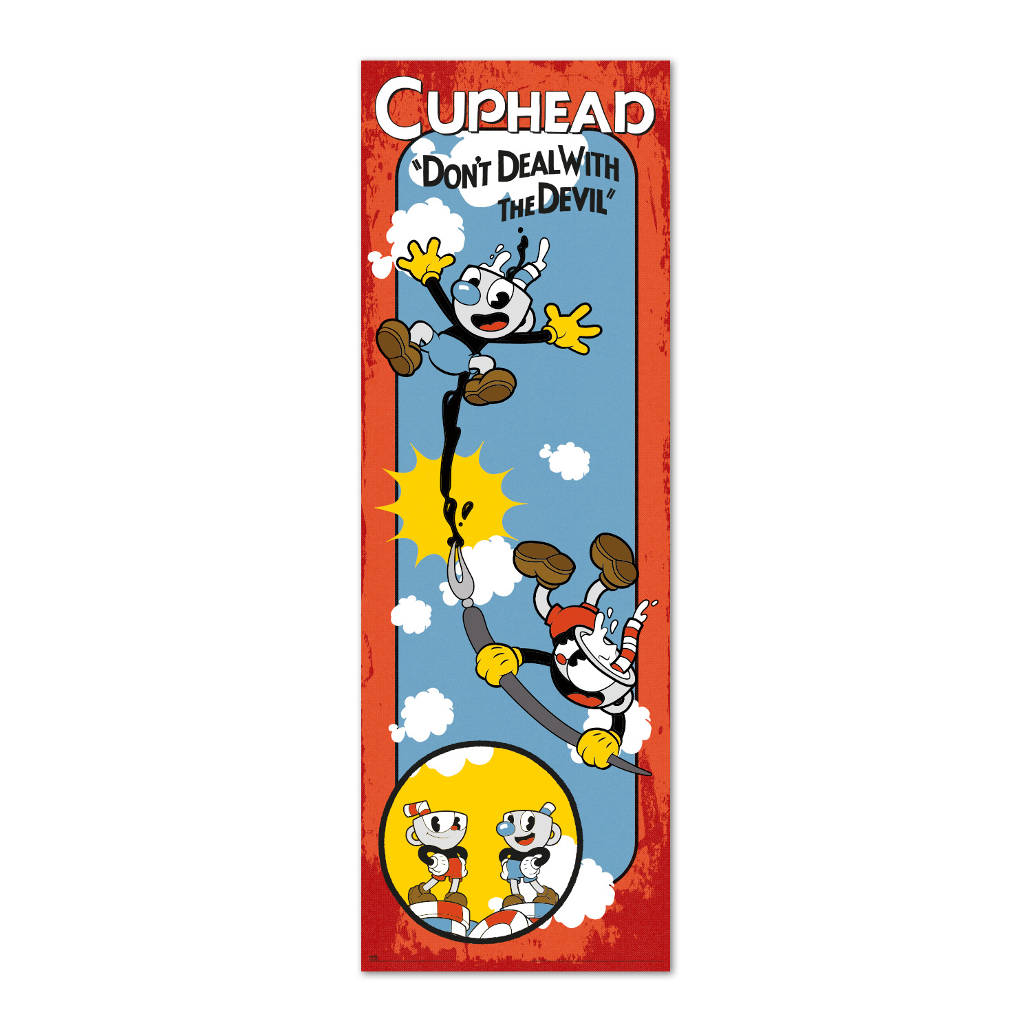 Poster puerta cuphead