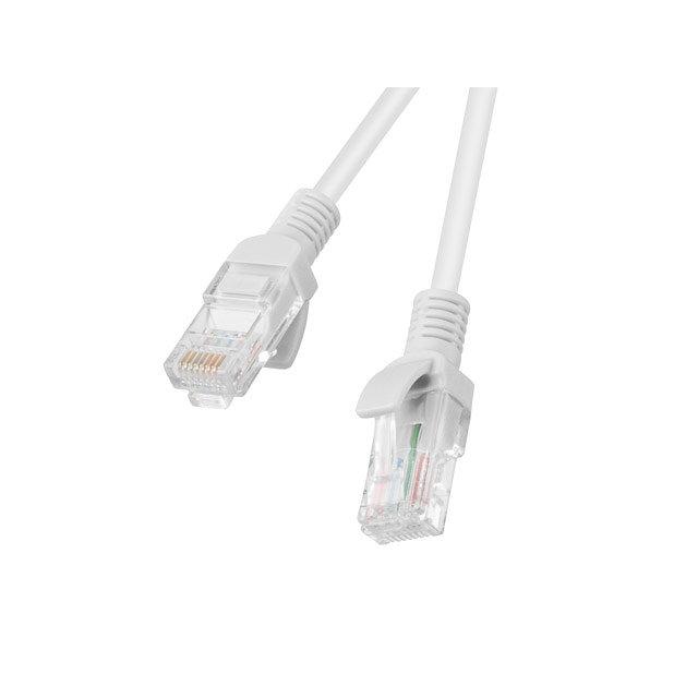 Cable red lanberg latiguillo cat.5e utp 0.25m gris fluke passed