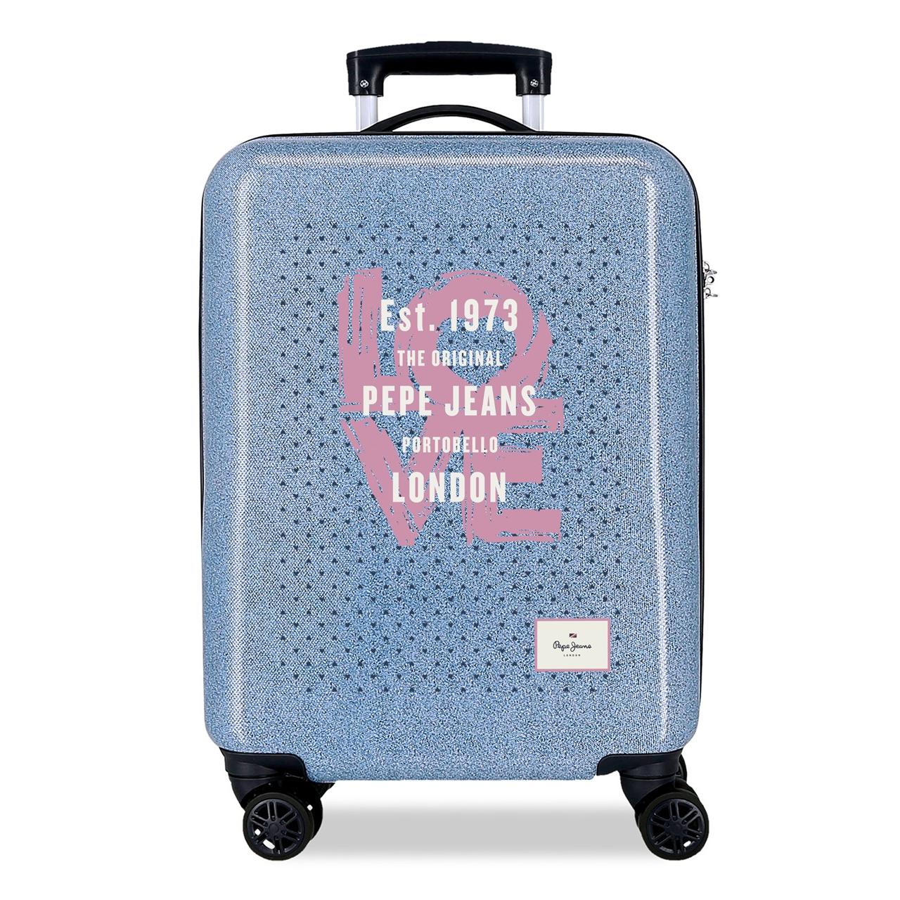 Maleta de cabina Pepe jeans Noni denim denim 38x55x20 cm