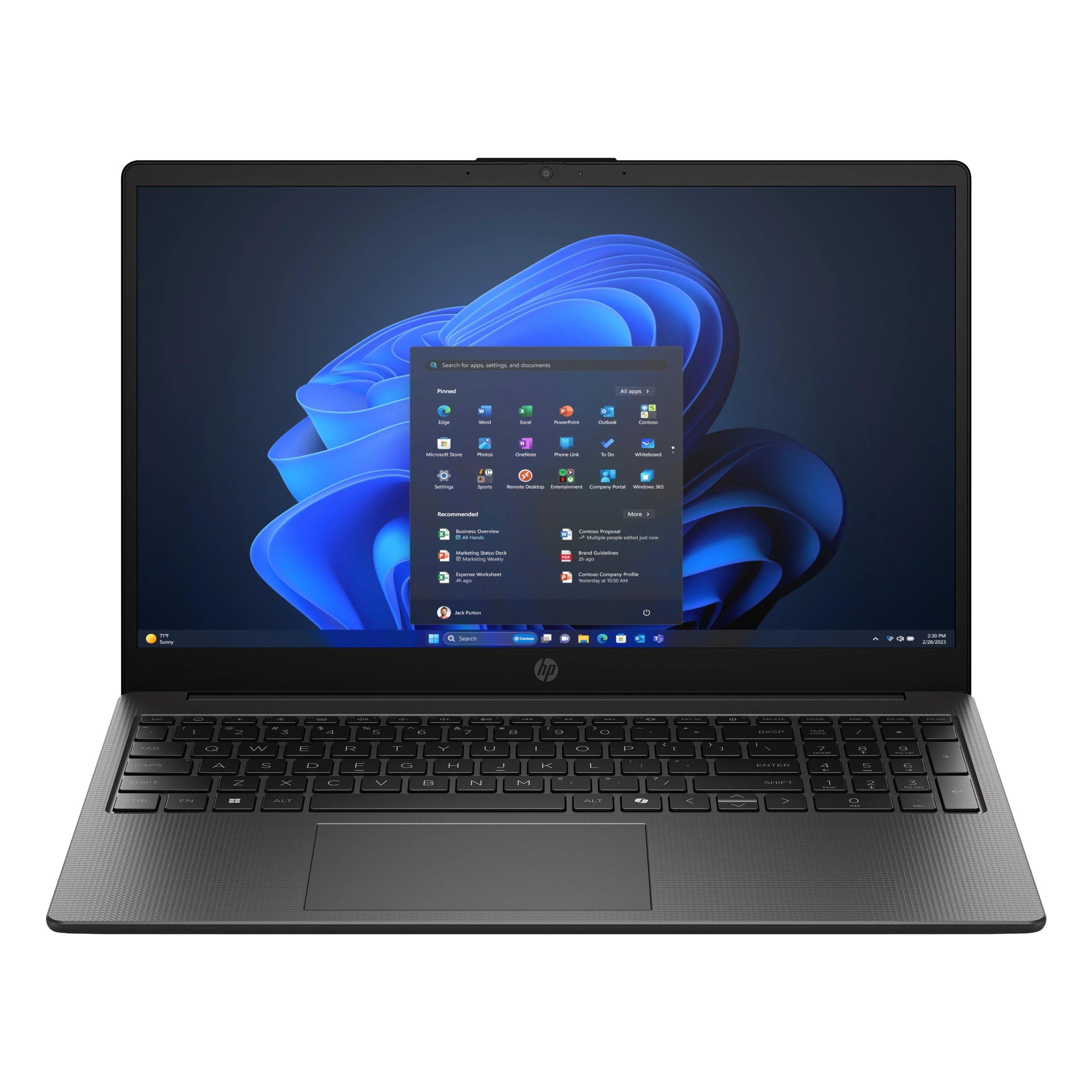 Pc portátil AMD RYZEN 7 7735U 15,6" Sin S.O. HP PT1435102 Ram 8 GB DDR5-SDRAM Disco 512GB  | SSD, Negro