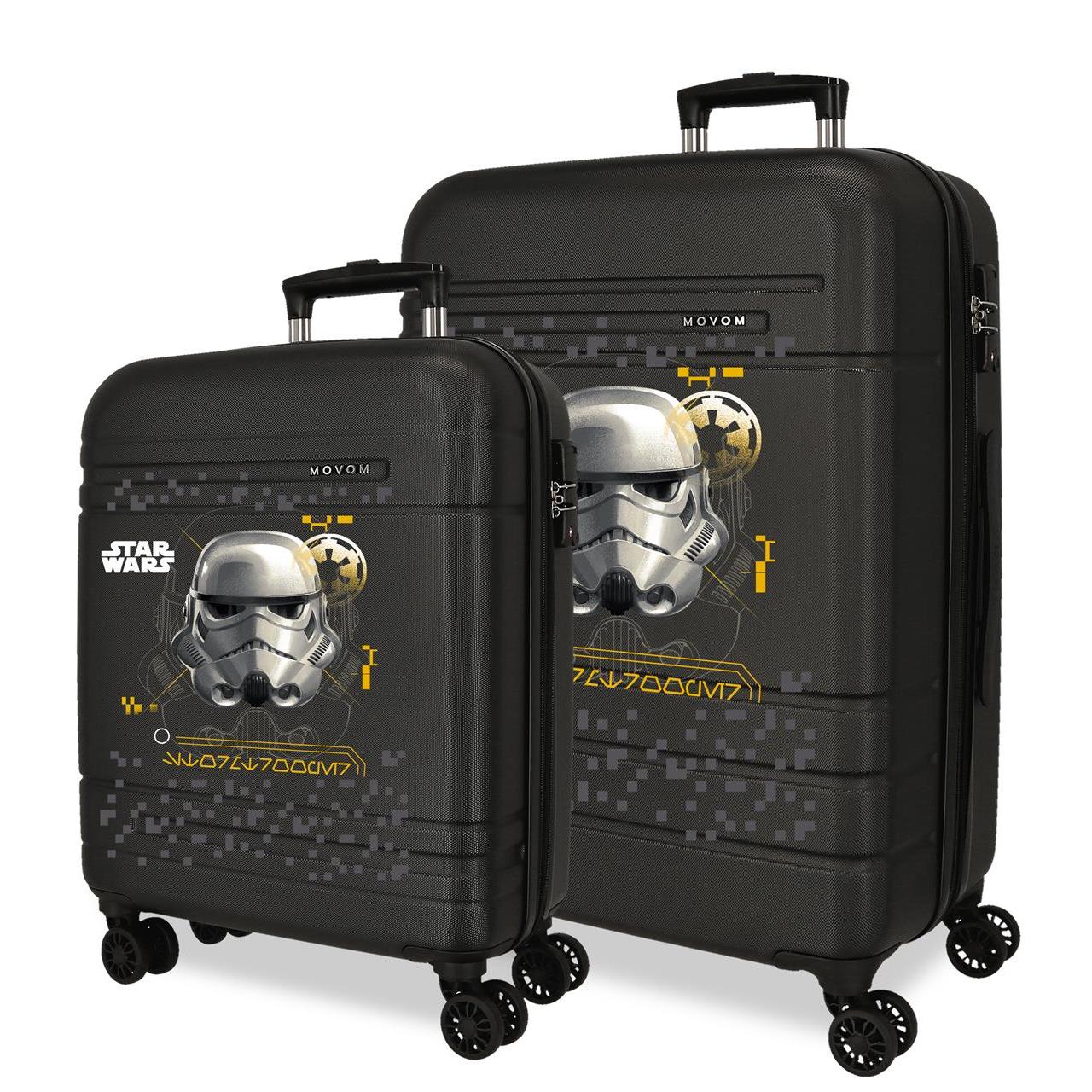 Juego de maletas Star wars Storm Trooper Negro 48x68x27cm