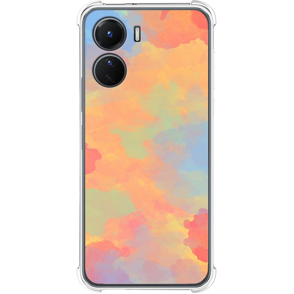 Funda Silicona Antigolpes para Vivo Y16 diseño Acuarela 08 Dibujos