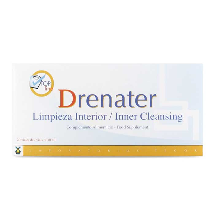 Drenater 20 Viales - Complemento Nutricional para Limpieza del Organismo
