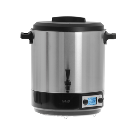 Adler | Olla eléctrica | AD 4496 | 2600 W | 28 L | Acero inoxidable / Negro