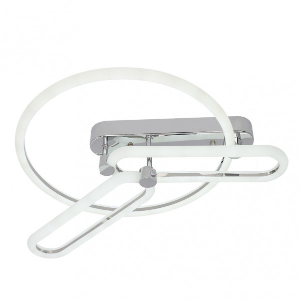 Plafon 78w 3000k, 4000k, 6500k cromo adhara 8x53x43cm 10530 lm regulable, memoria y c. remoto