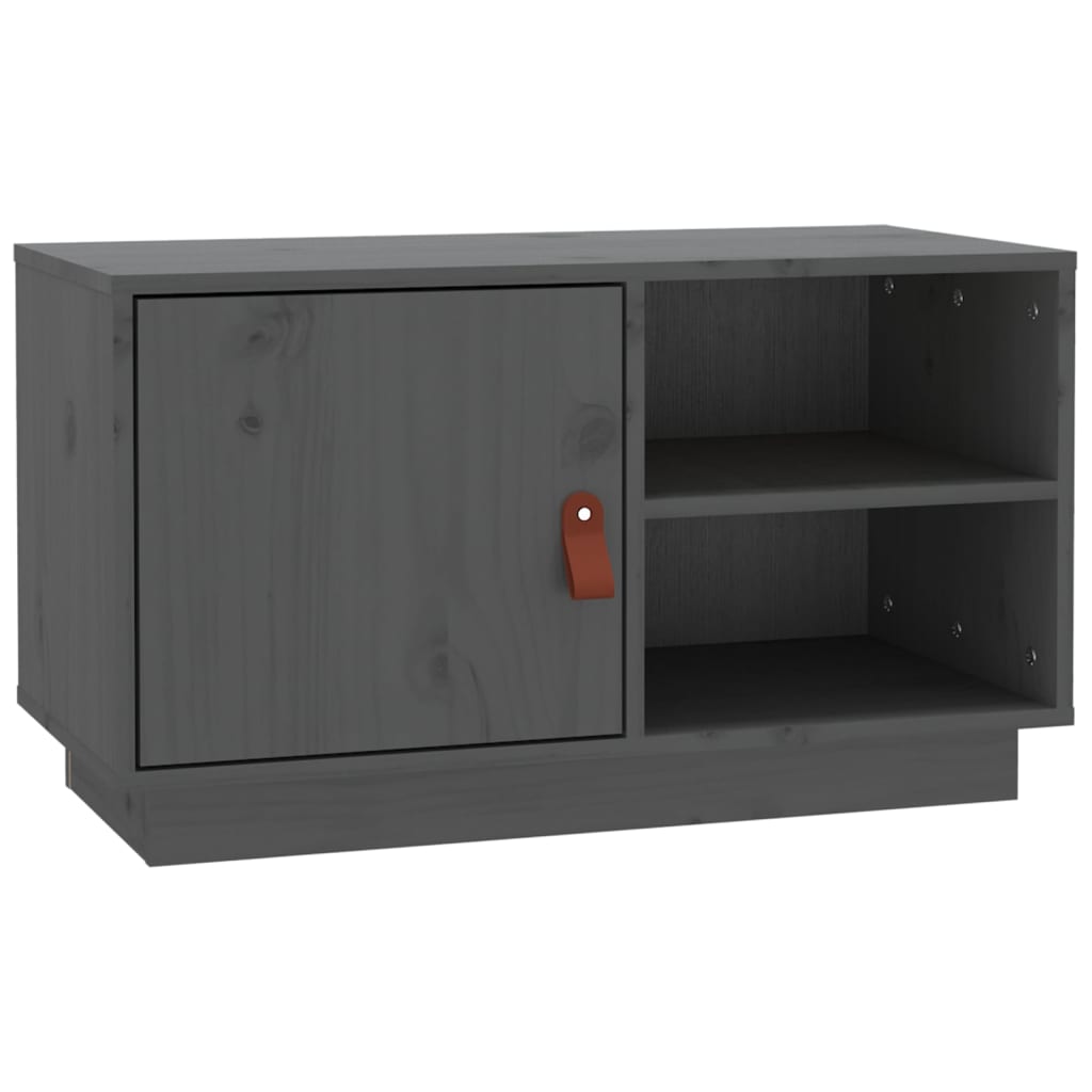 Vidaxl Mueble de TV de Madera Maciza de Pino 70x34x40 Cm