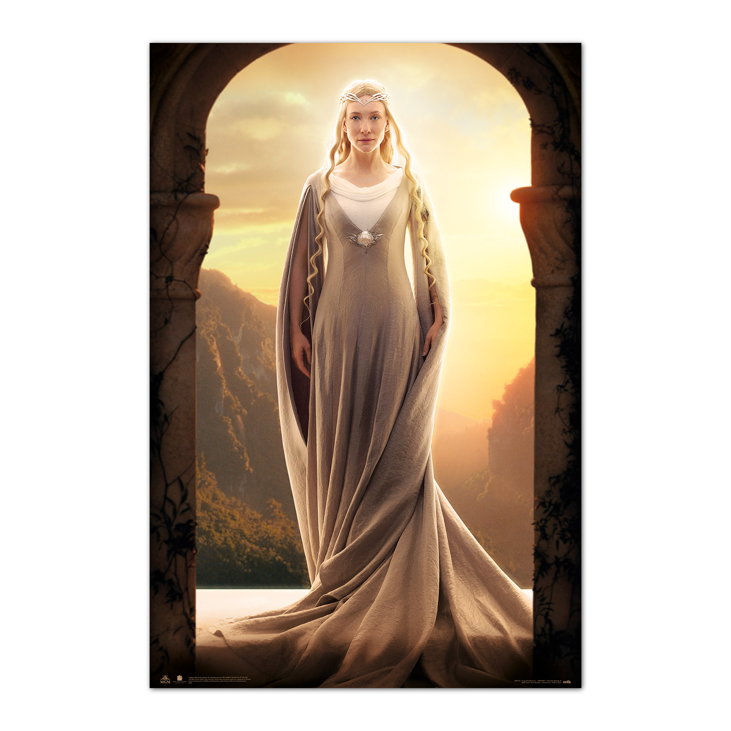 Póster El Hobbit Galadriel - 61 X 91 5 Cm - Papel de Brillo 150 Gr - Envío Enrollado