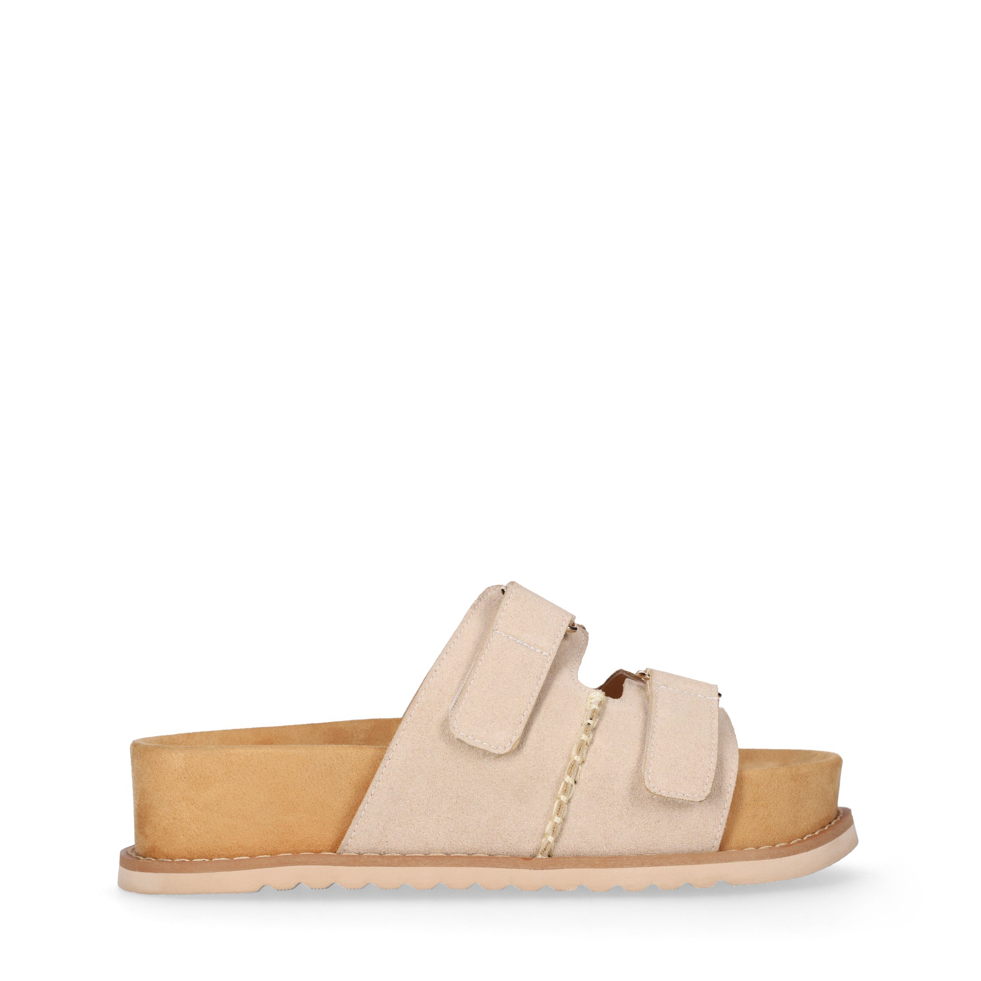 Chika10 Leather BIOLAND 01 Sandalia Bio CuÃ±a Beig/Beige