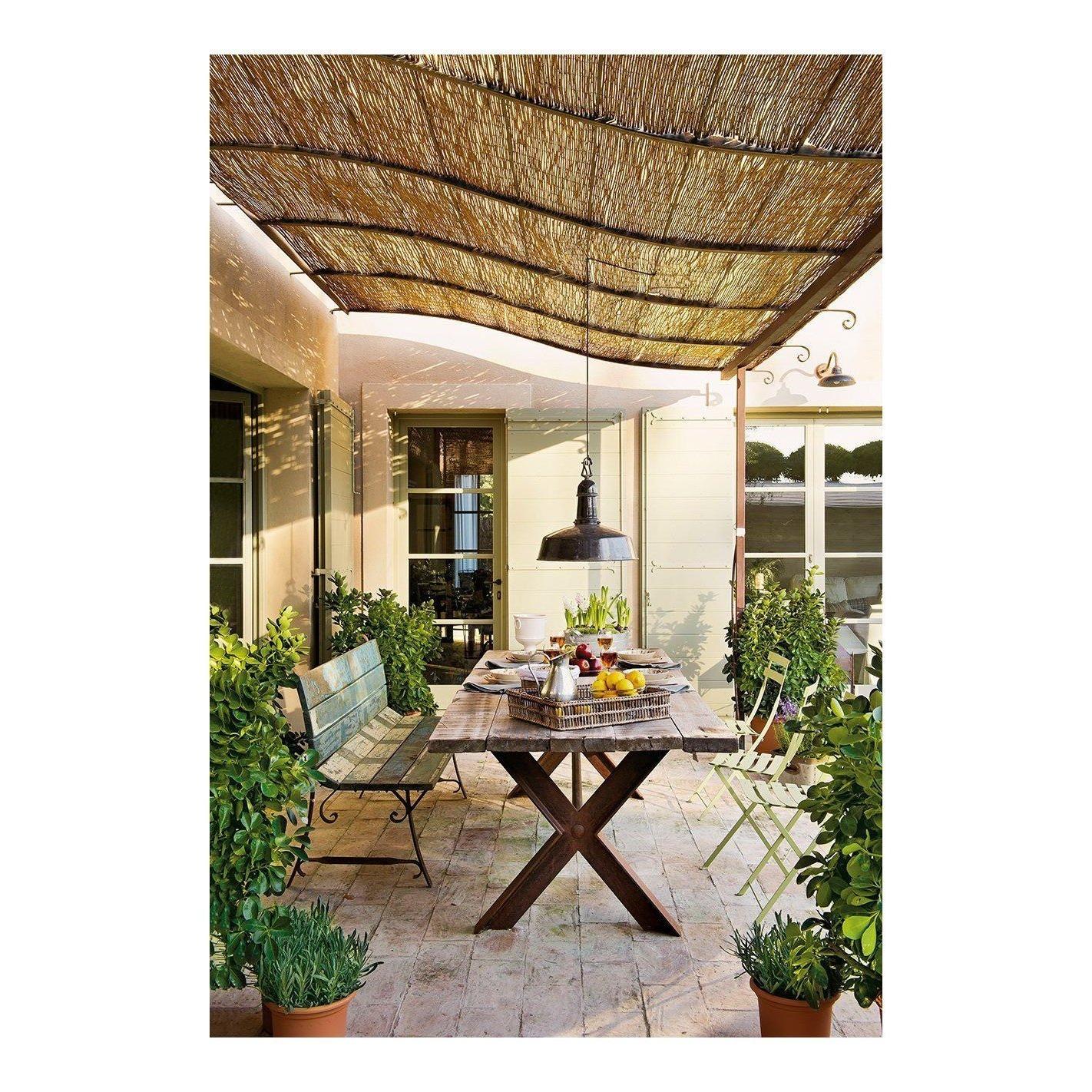 Bambú Fino Extra | Cerramiento de Ocultación Natural para Balcón, Patio y Jardín