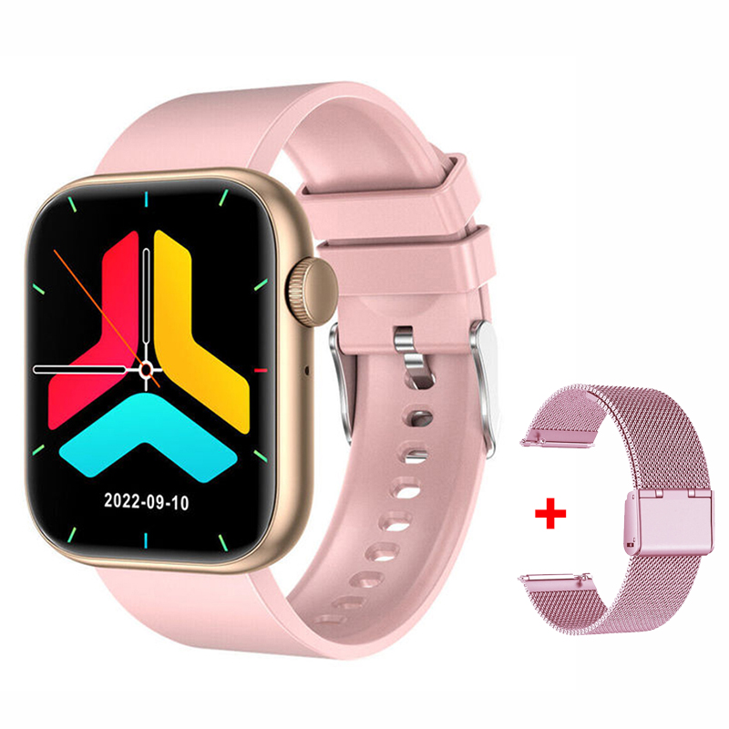 Reloj inteligente 2025 para Mujer, pantalla completamente táctil, llamada Bluetooth, relojes impermeables, rastreador deportivo de Fitness, Reloj inteligente para Mujer