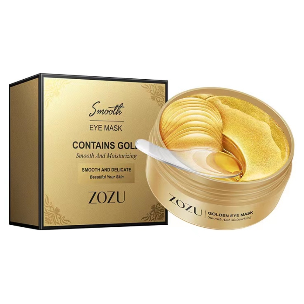 ZOZU 60PCS Parches Para Los Ojos Con Colágeno Y Ácido Hialurónico_ Para Las Arrugas_ Las Ojeras_ Las Bolsas De Los Ojos (amarillo)