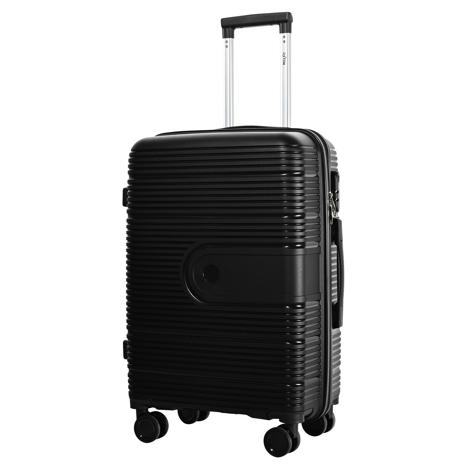 S STAR Maleta Avión Equipaje de Mano Viaje Trolley Cab ABS Rígida 4 Ruedas Maleta de Cabina Rígida with Telescópica ASA 20 pulgadas España 48-27 horas en llegar