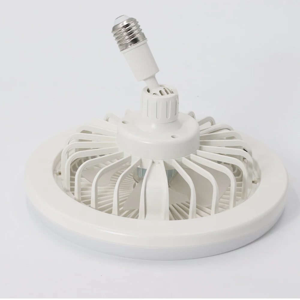 Modern Design E27 Simple Practical Indoor Multifunction Suspension Smart Fan Light_voghion.com