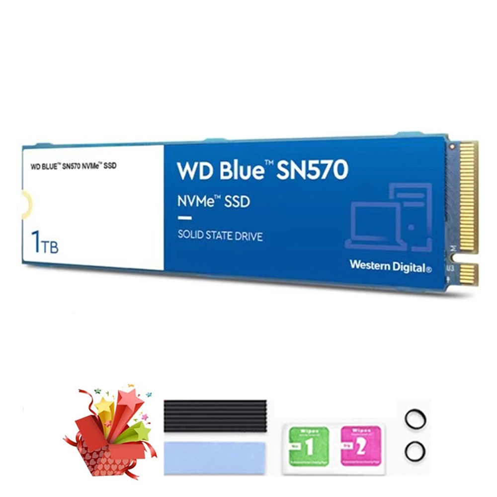WD Blue SN570 250GB 500GB 1TB 2TB M.2 2280 NVMe PCIe Gen3 Internal SSD Hard Drive