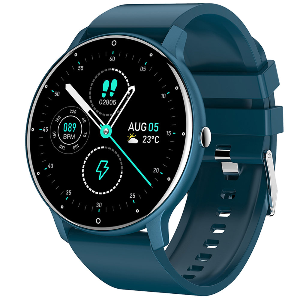 ZL02D Reloj inteligente with Bluetooth, Llamada, Frecuencia cardíaca y detección de presión arterial, recordatory de Información, Modo Deportivo