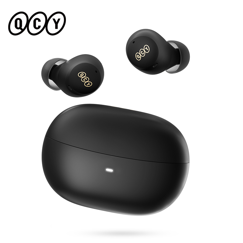 QCY C1 C2 con auriculares inalámbricos Bluetooth 5,2, audífonos