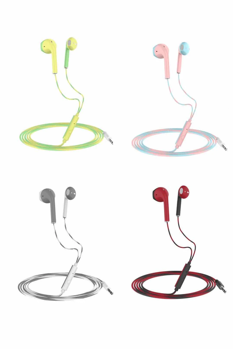 Verwendet für Musik, Sport, elektronische Spiele, mit Mikrofon, geeignet für Xiaomi, iPhone, Huawei, Samsung-Kopfhörer, In-Ear-Kopfhörer_voghion.com