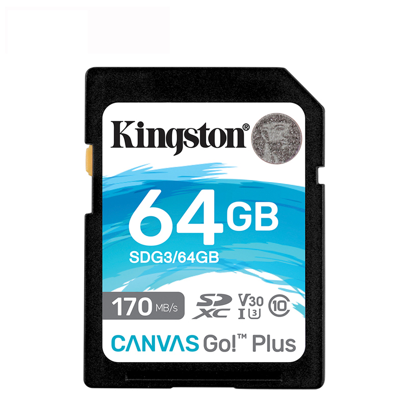 Kingston - Tarjeta SD Kingston 128GB SDHC SDXC V30 U3 Clase 10 90MB/s 64GB 32GB 256GB para Cámaras 4K Ultra HD