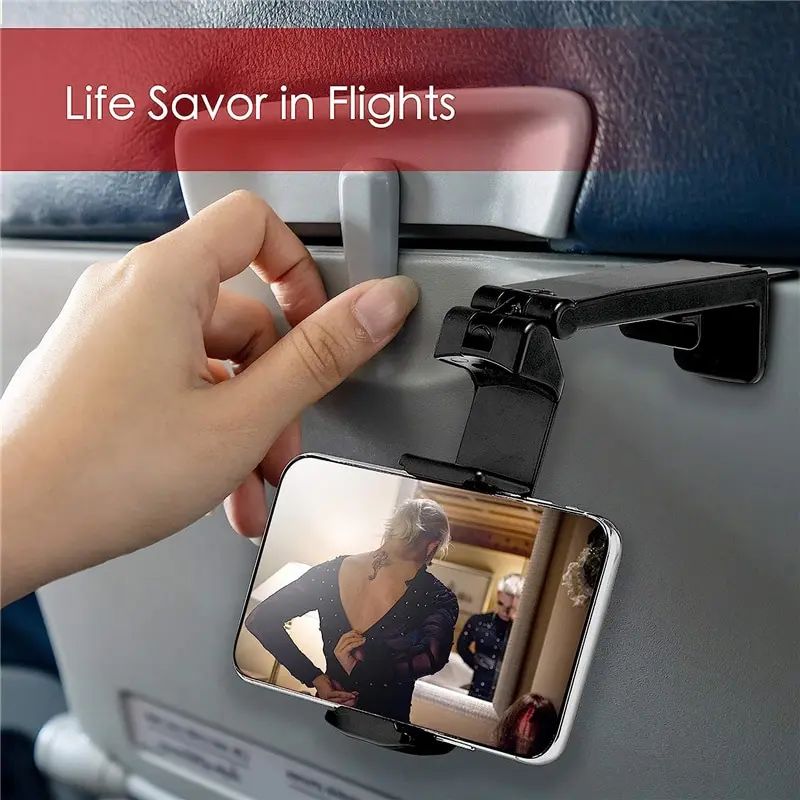 Car seats, train seats, adjustable, rotatable, foldable travel table, phone stand, selfie stand_voghion.com