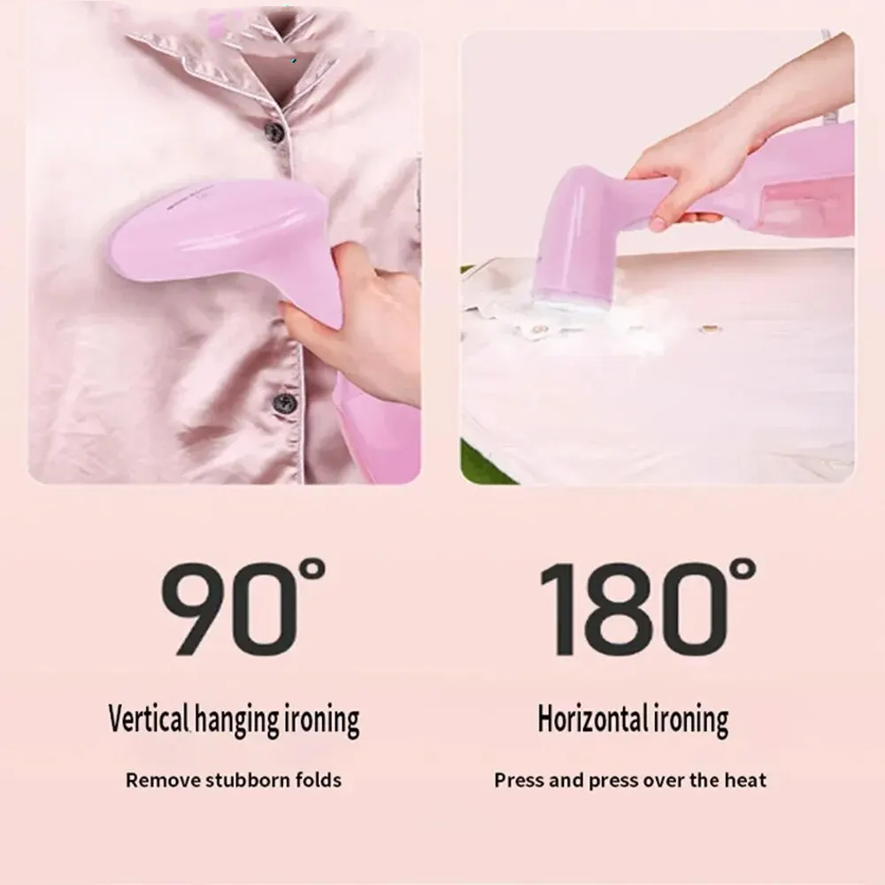 Garment Steamers 280ml Handheld Fabric Steamer 7 Holes 20 Seconds Fast-Heat 1500W Garment Steamer for Home Travelling Portable_voghion.com