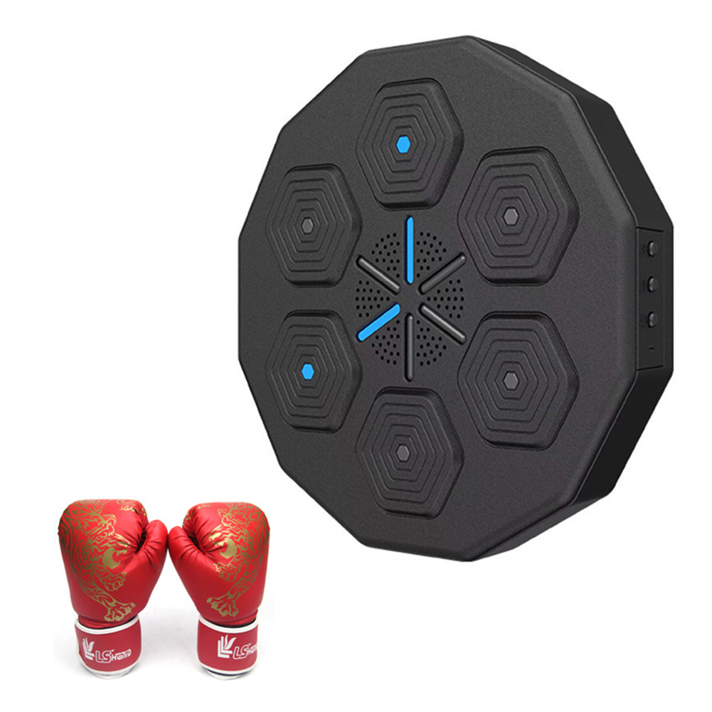 Comprar Máquina de boxeo de música inteligente, objetivo de pared, bolsa de  arena Compatible con Bluetooth, entrenamiento de reacción relajante,  reacción de agilidad de boxeo