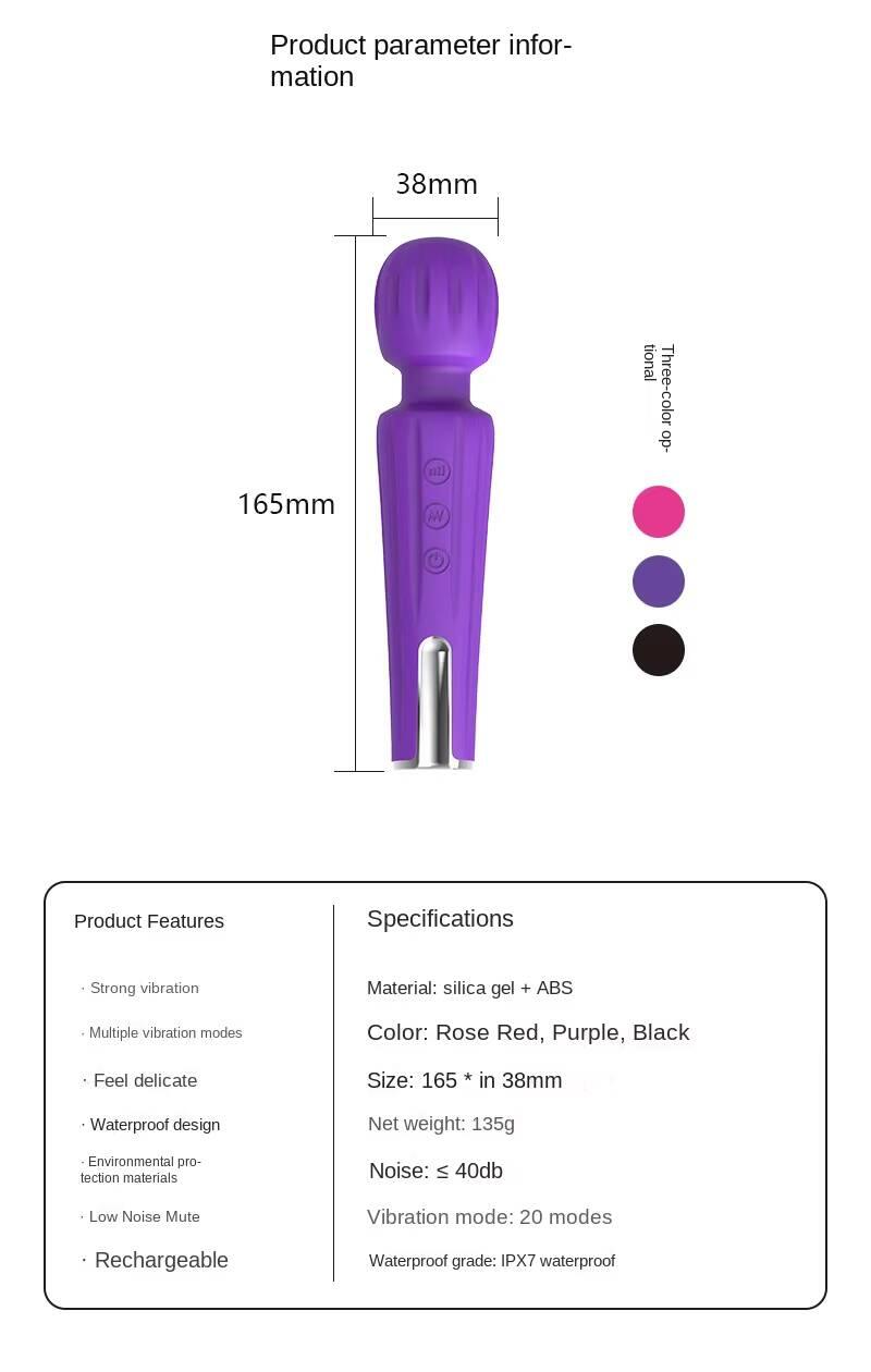 Women's Mini Honey Bean Electric Massager G-Point Masturbator AV Stick Adult Sex Products Cross-Border Exclusive Bullet Vibrator