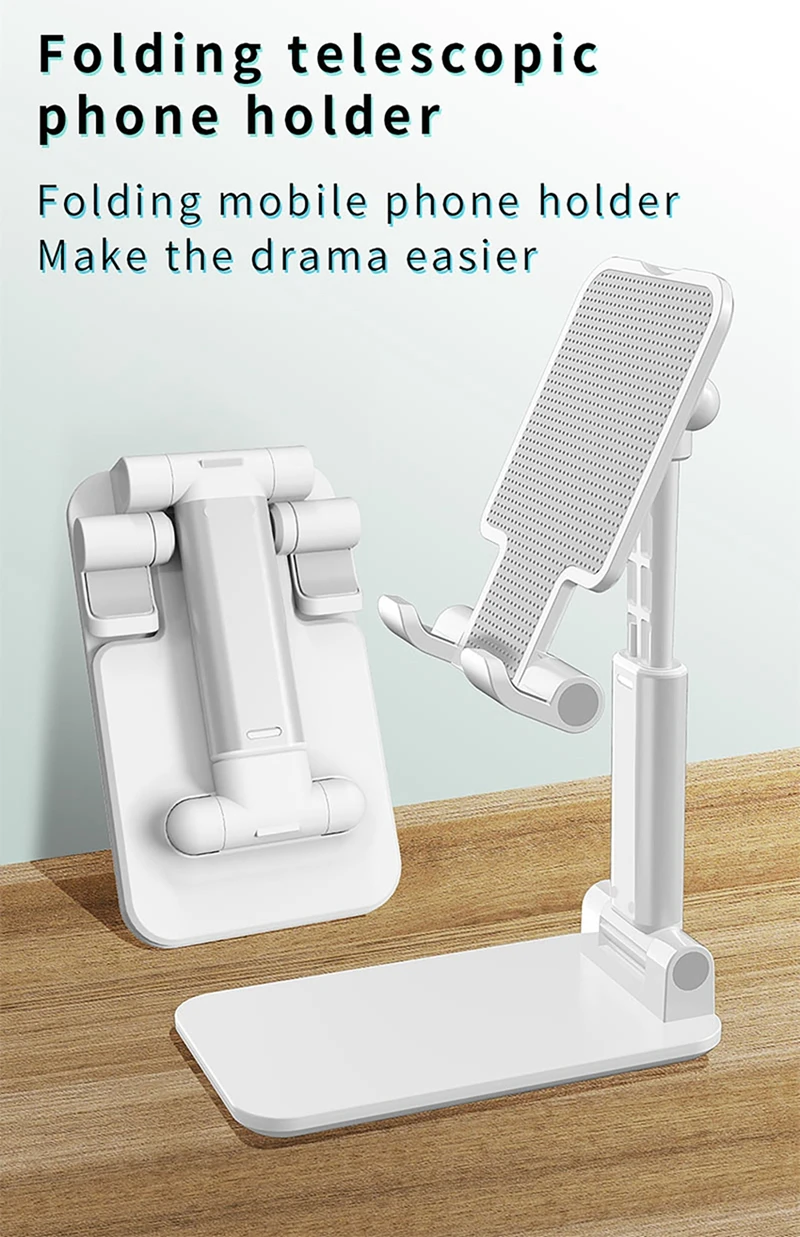 New Pink Mirror Phone Stand Suitable for Adjustable Desktop Tablet Stand Universal Desktop Phone Stand_voghion.com