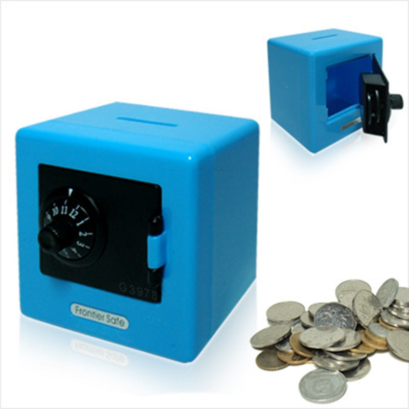 Mini caja de monedas en efectivo seguro para niños mini caja fuerte juguete  para niños multifunción