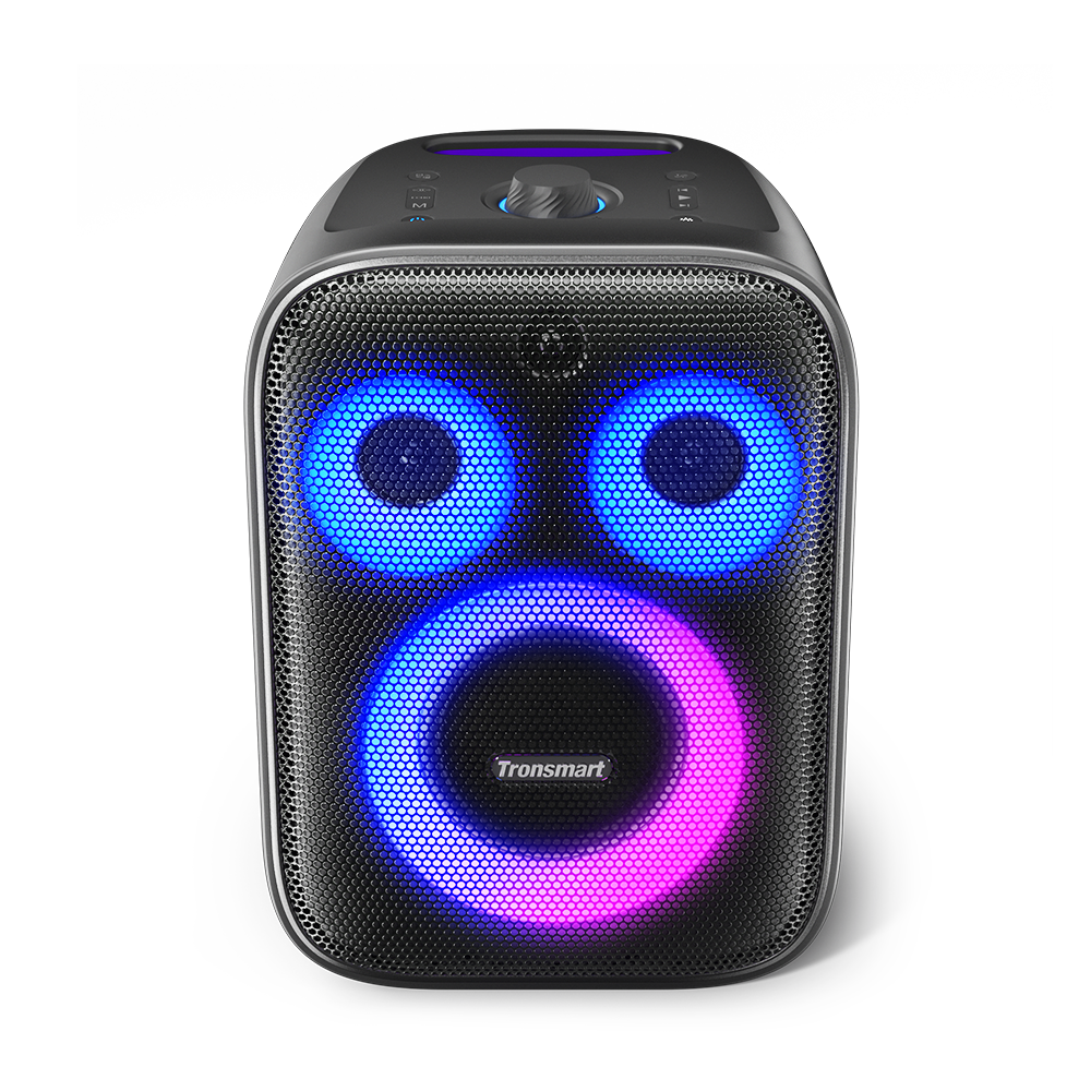 Tronsmart-Altavoz Bluetooth 100 Halo 110, sistema de sonido de 3 vías,  modos de Audio duales, Control por aplicación, PARA Karaoke, fiesta