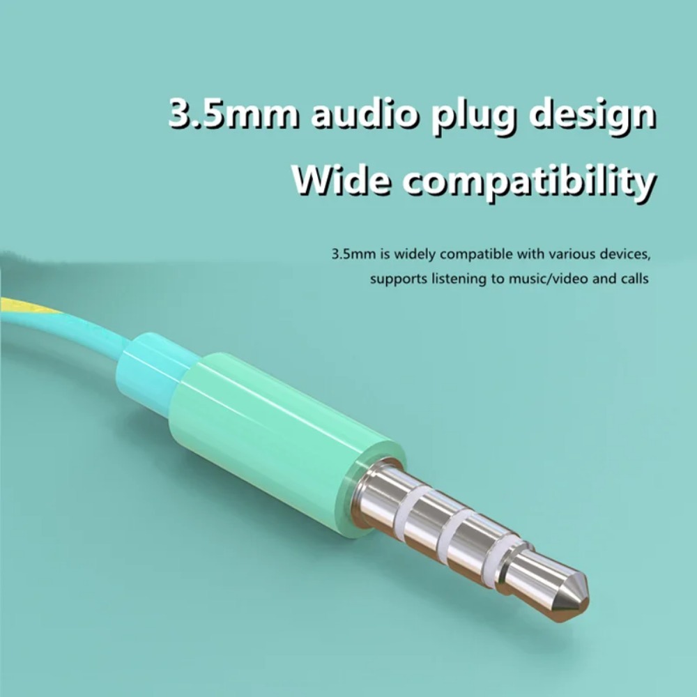 Verwendet für Musik, Sport, elektronische Spiele, mit Mikrofon, geeignet für Xiaomi, iPhone, Huawei, Samsung-Kopfhörer, In-Ear-Kopfhörer_voghion.com