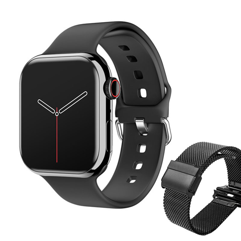 Reloj inteligente Serie 8 para hombre y mujer, pulsera con temperatura corporal, BT, llamadas, Fitness, NFC, para Apple y Android