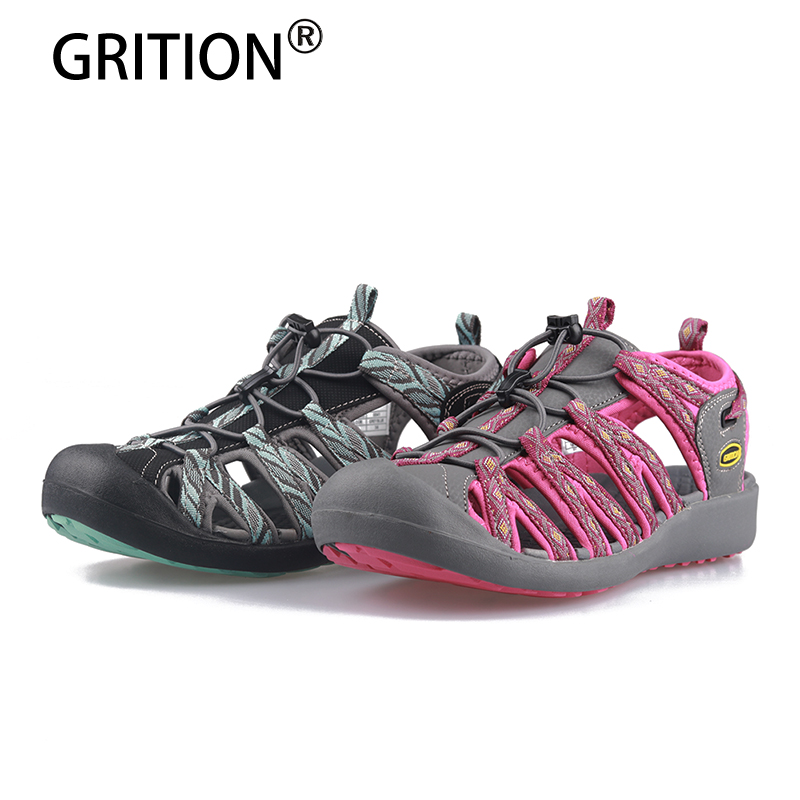 GRITIONSandalias informales transpirables para mujer, zapatos de playa