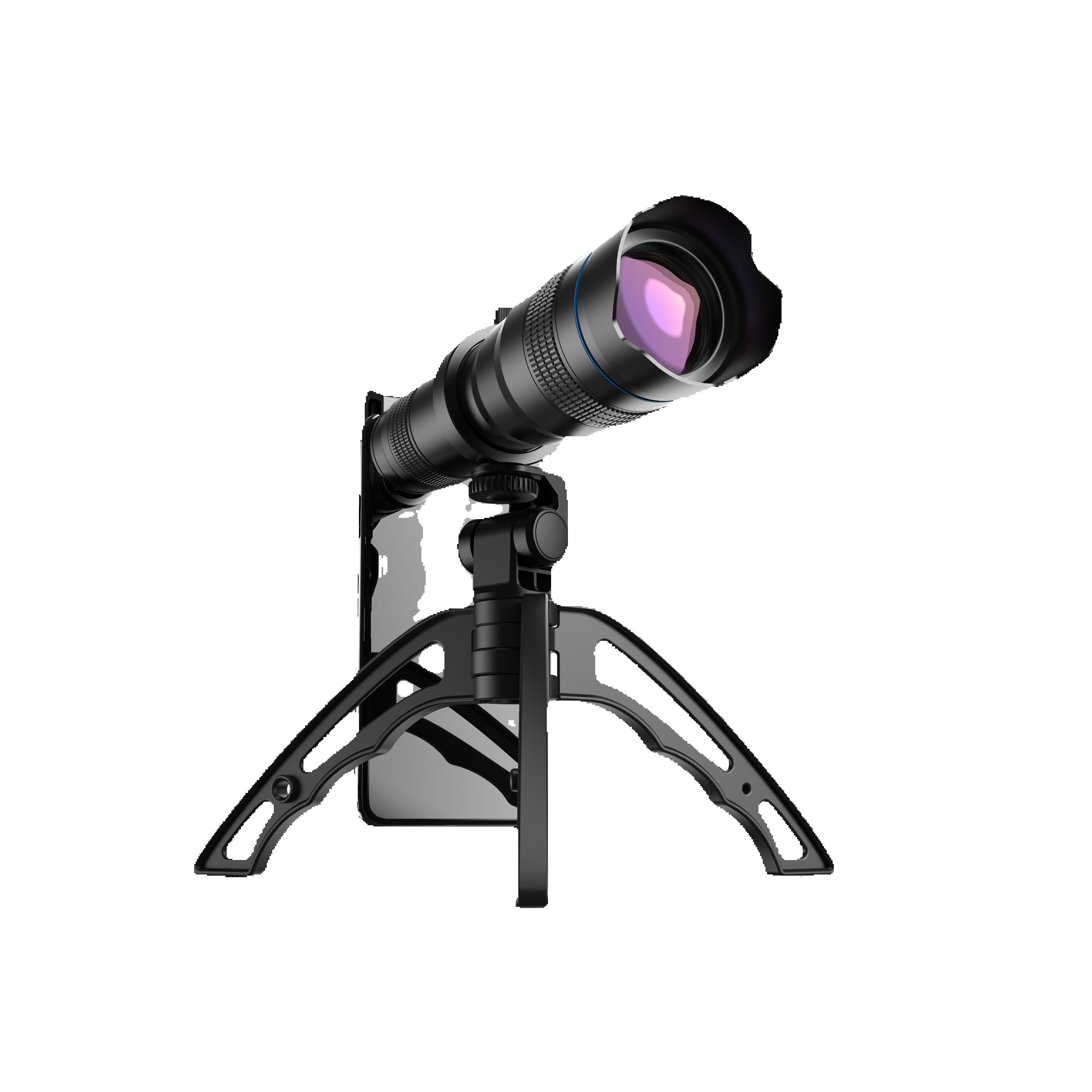 Monocular Telescópico Con Zoom De 10-300X HD, Profesional De Largo Alcance,  Con Visión Nocturna.