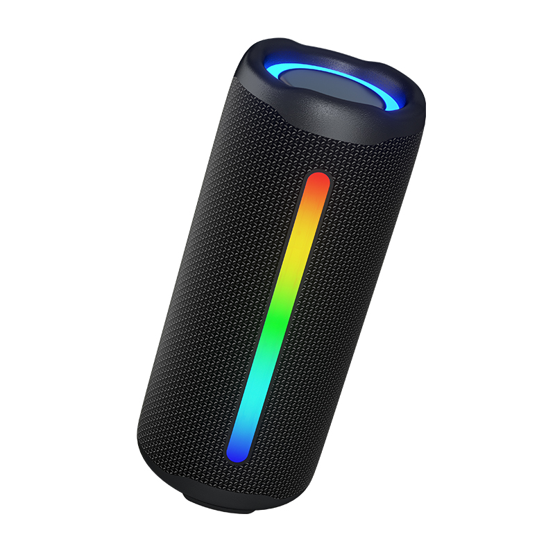 SANLEPUS Bluetooth Speaker with HD Sound_ Portable Wireless Speaker with Flashing Color Lights_ IPX5 Waterproof_ Up to 10H Playtime_ TWS Pairing_ BT5.3_ for Home/Party/Outdoor/Beach