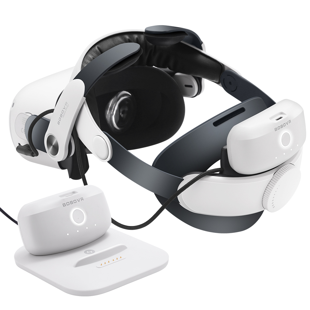 Para gafas Oculus/Meta Quest 3 VR Soporte de almacenamiento de base de  carga con luz