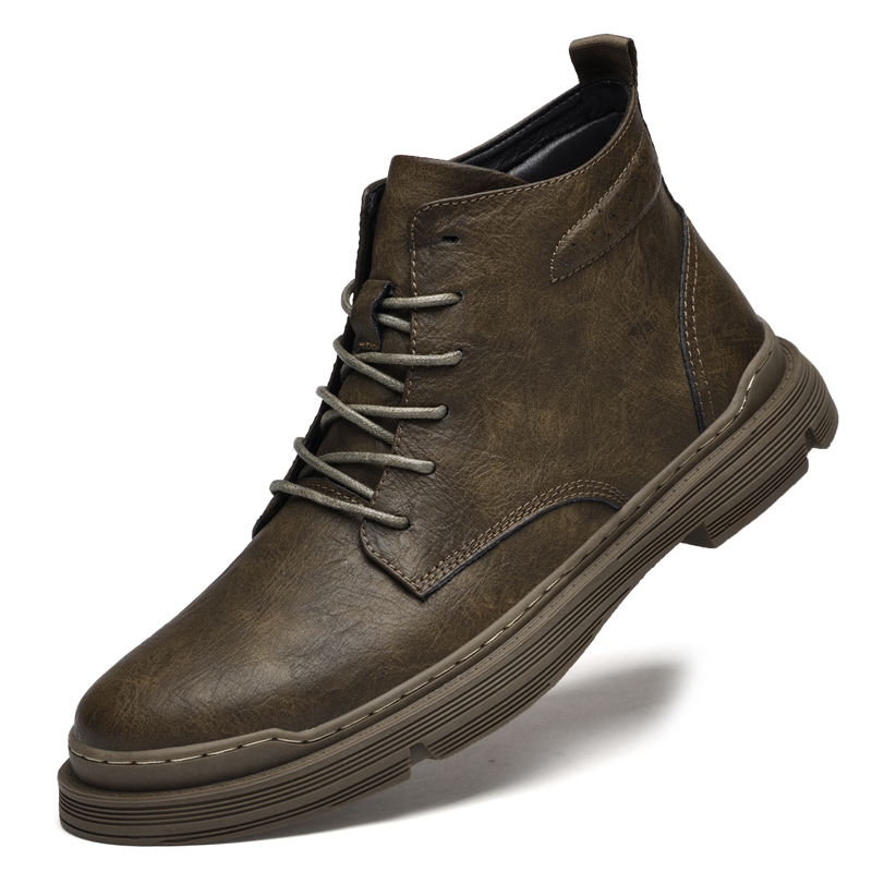 Botas Hombre Wootten Zapatos casuales Retro Tobillo Otoño Pareja Calzado  Moto