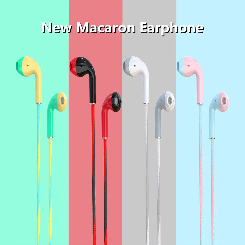 Verwendet für Musik, Sport, elektronische Spiele, mit Mikrofon, geeignet für Xiaomi, iPhone, Huawei, Samsung-Kopfhörer, In-Ear-Kopfhörer_voghion.com