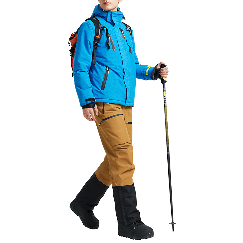 Pantalones de nieve para mujer, pantalones de esquí cálidos para invierno  con rodillas reforzadas, pantalones de senderismo impermeables al viento
